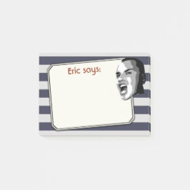 Bloco De Notas Pessoa Gritando em Tiras Prateadas em qualquer Cor