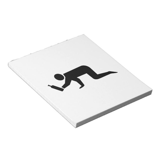 Bloco De Notas Pessoas Bêbadas (Inclinado)