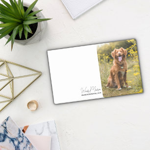 Bloco De Notas Pet Photo Personalization Name