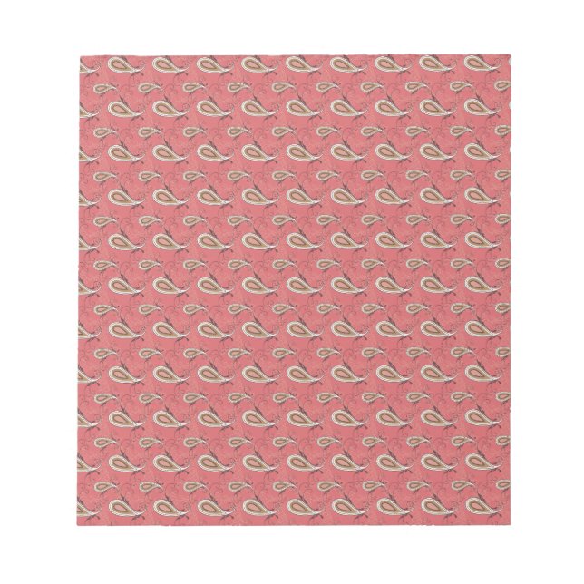 Bloco De Notas Petal Paisley de Foxglove (Frente)