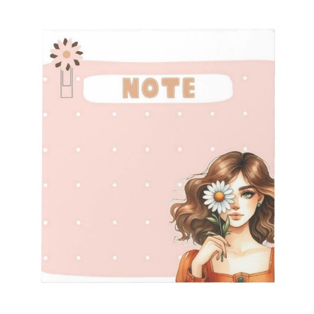 Bloco De Notas Petal & Polka: Coleção de Notas de Uso Whimsical (Frente)