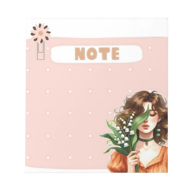 Bloco De Notas Petal & Polka: Coleção de Notas de Uso Whimsical (Frente)
