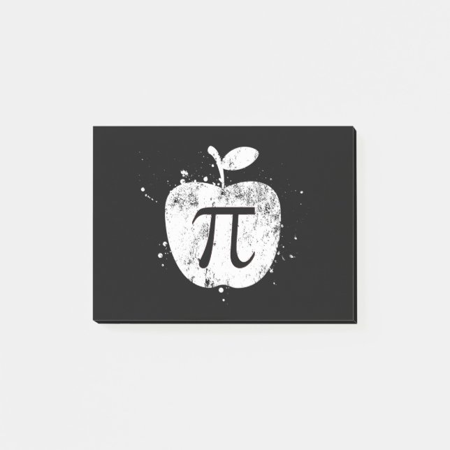 Bloco De Notas Pi  Apple Pie Funny (Frente)