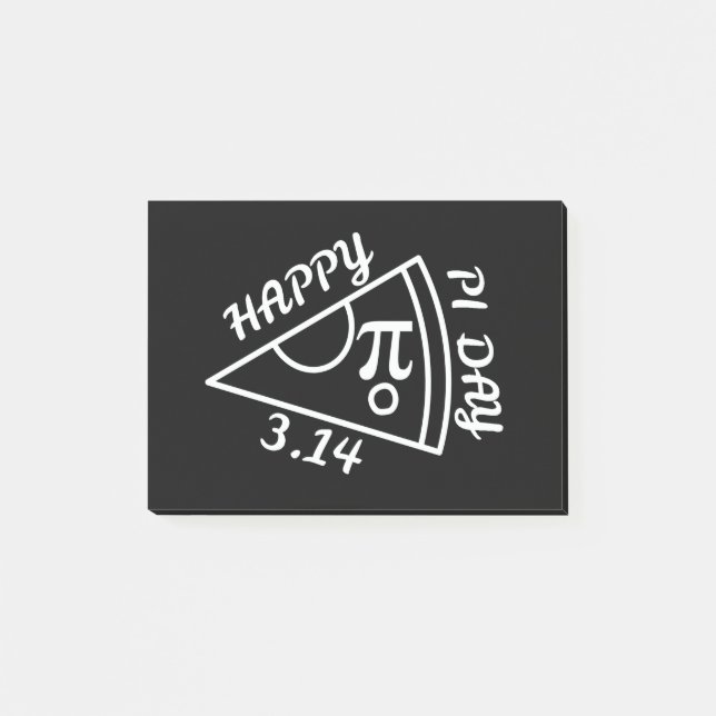 Bloco De Notas Pi Day Happy Pi Day (Frente)