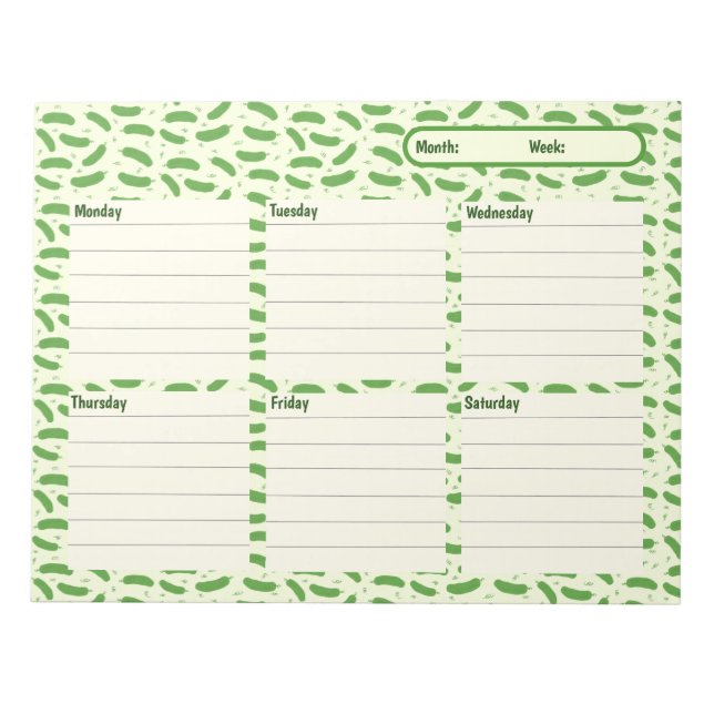 Bloco De Notas Pickle & Fresh Collection (Frente)