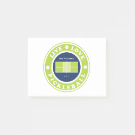 Bloco De Notas Pickleball: vida real