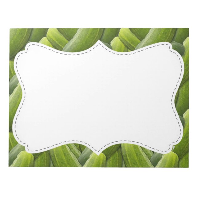 Bloco De Notas Picles; Pickle Patterno (Frente)