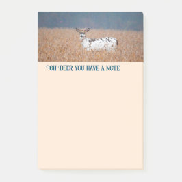 Bloco De Notas Piebald Deer Photo