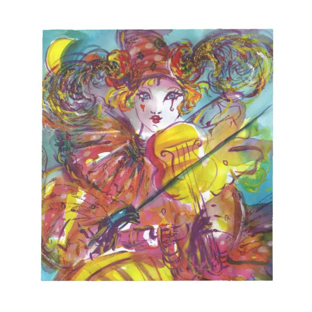 Bloco De Notas PIERO / Noite de Carnaval de Veneza (Frente)