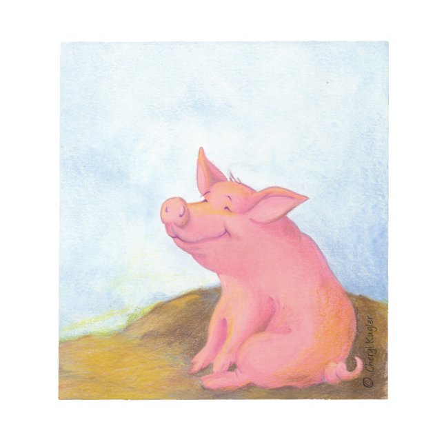 Bloco De Notas Piggy Pinkles / Notepad (Frente)