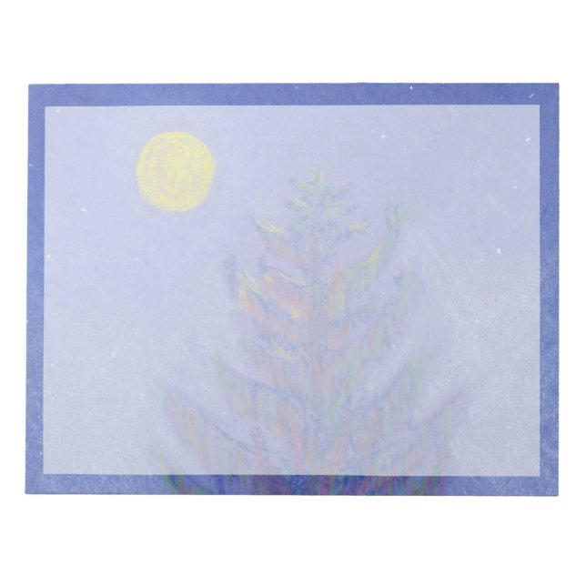 Bloco De Notas Pine de Lua Completa (Frente)