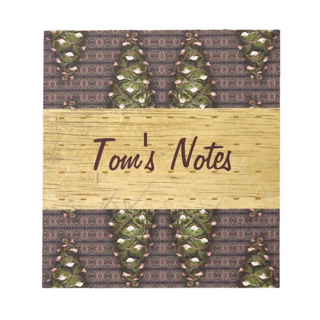 Bloco De Notas Pinewood note por Alexandra Cook (Frente)