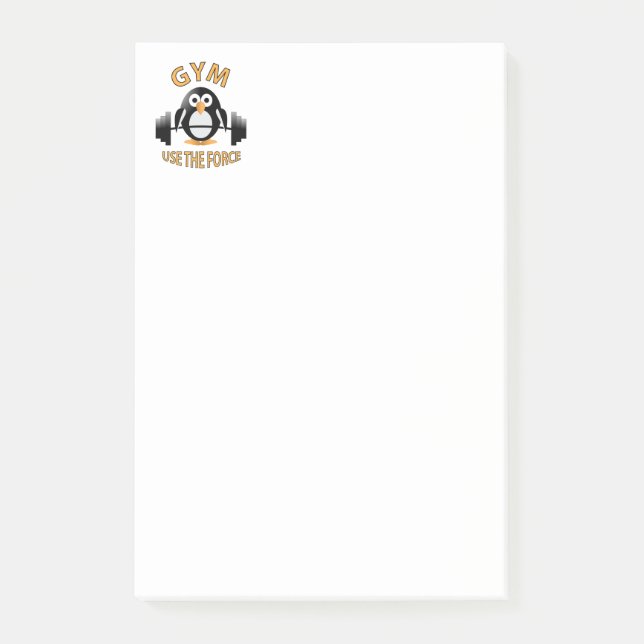 Bloco De Notas Pinguim com um sino (Frente)