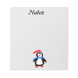 Bloco De Notas Pinguim de inverno clássico