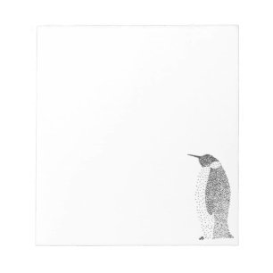 Bloco De Notas Pinguim Stippled