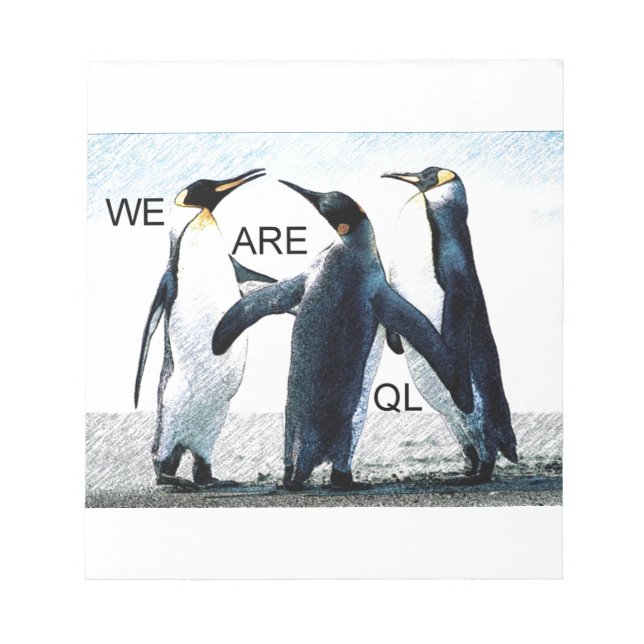 Bloco De Notas pinguins (Frente)