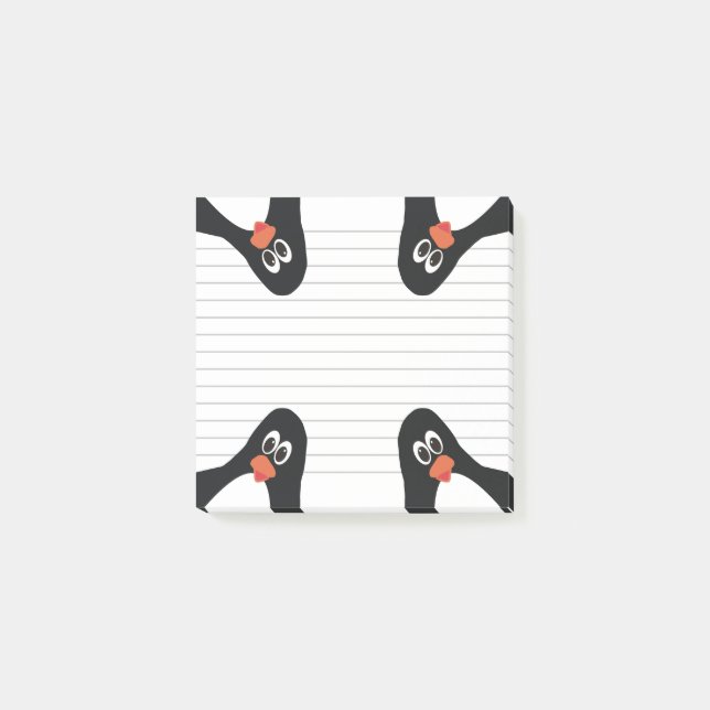 Bloco De Notas pinguins fofos (Frente)