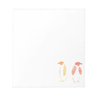 Bloco De Notas Pinguins Laranja