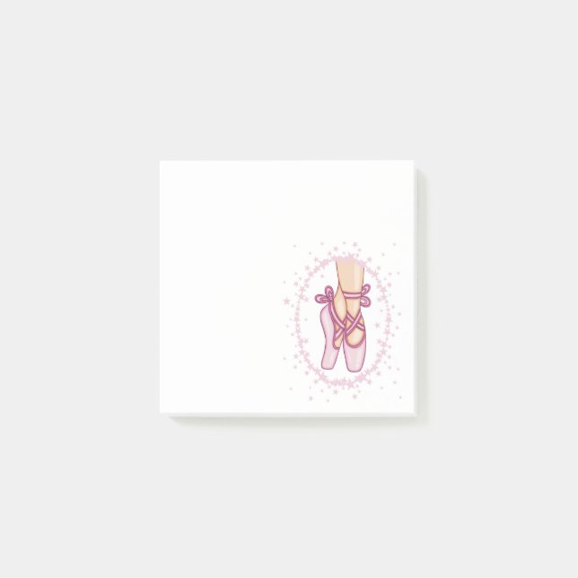 Bloco De Notas Pink ballerina shoes (Frente)