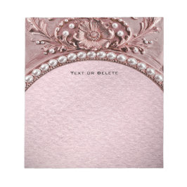 Bloco De Notas Pink Flower Notepad