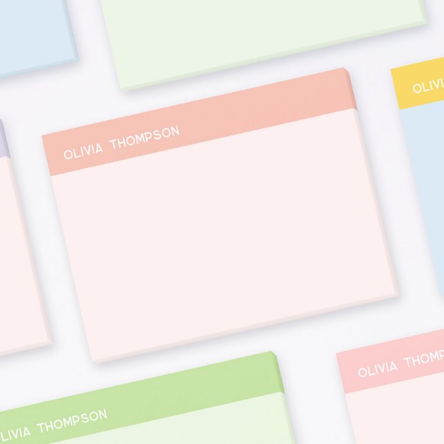 Bloco De Notas Pink-Sticky Pesonizado (Criador carregado)