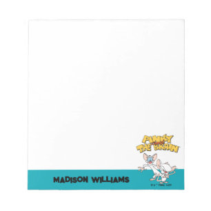 Bloco De Notas Pinky e o Cérebro Mostrar logotipo