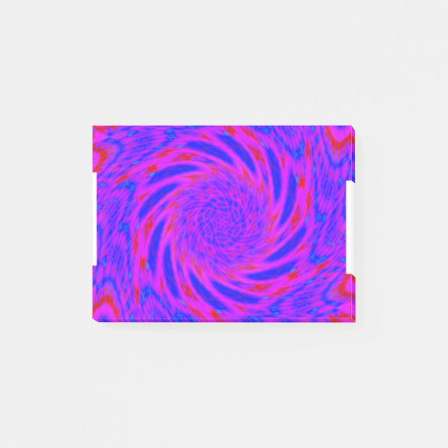 BLOCO DE NOTAS PINO DE COR MODERNA MANDALA (Frente)