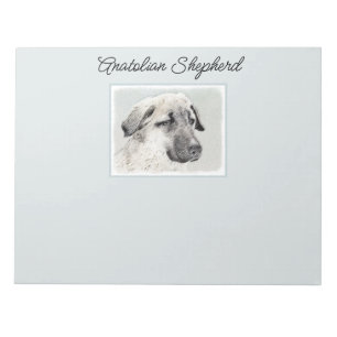 Bloco De Notas Pintura Anatoliana Shepherd - Arte Original para C