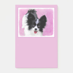 Bloco De Notas Pintura (branca e preta) de Papillon - arte do cã