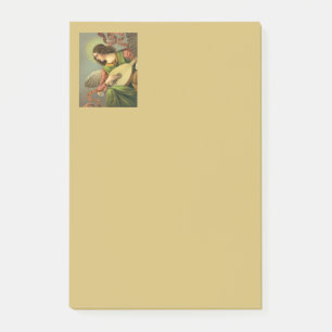 Bloco De Notas Pintura de Anjo com Bandolim 