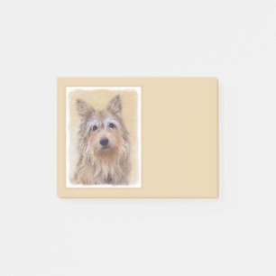 Bloco De Notas Pintura de Berger Picard - Arte de Cão Original B