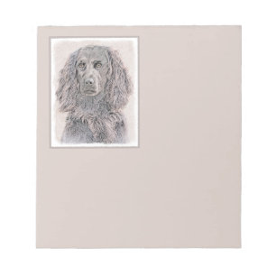 Bloco De Notas Pintura de Boykin Spaniel - Arte de Cachorro Origi