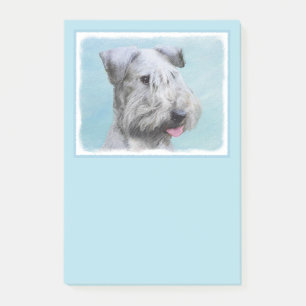 Bloco De Notas Pintura de Cesky Terrier - Arte de Cachorro Origin