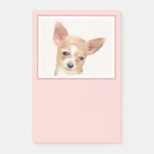 Bloco De Notas Pintura de Chihuahua - Arte de Cachorro Original C