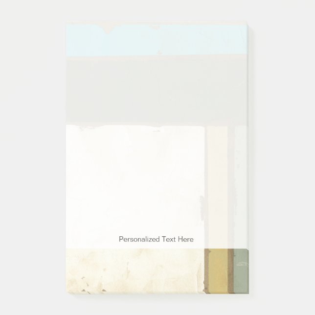 Bloco De Notas Pintura do painel meteorológico por Jennifer Goldb (Frente)