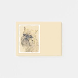 Bloco De Notas Pintura em Bruxelas Griffon - Arte Cachorra Origin