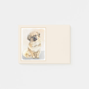Bloco De Notas Pintura em espanhol tibetano - Arte canina origina