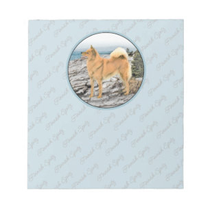 Bloco De Notas Pintura em Seashore - Arte Canina