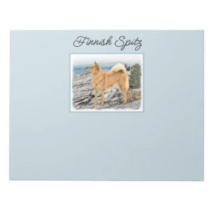 Bloco De Notas Pintura em Seashore - Arte Canina