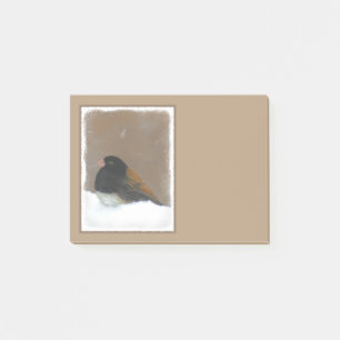 Bloco De Notas Pintura Escuro-Eyed do Junco - arte original do