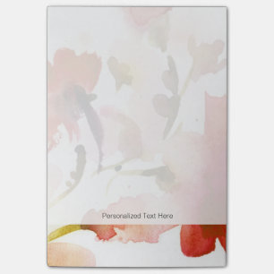 Bloco De Notas pinturas de Abstrato floral aquarela