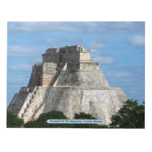 Bloco De Notas Pirâmide do mágico, Uxmal, México