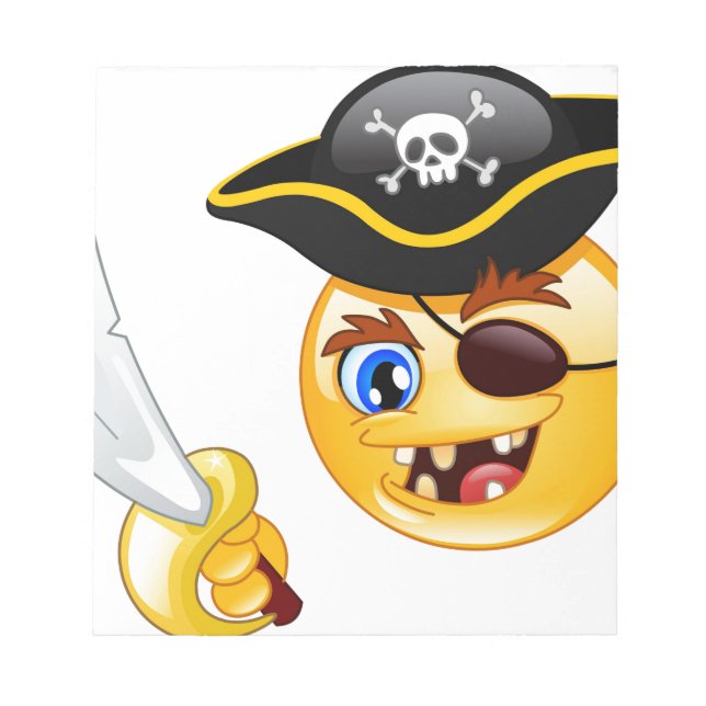 Bloco De Notas pirata emoji (Frente)