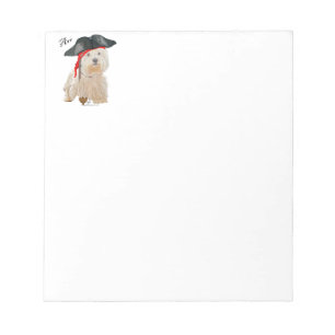 Bloco De Notas Pirata Westie
