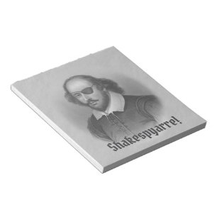 Bloco De Notas Pirate Shakespeare -