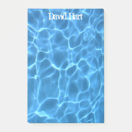 Bloco De Notas Piscina Azul Aqua
