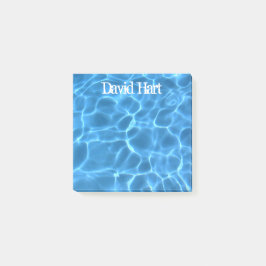 Bloco De Notas Piscina Azul Aqua