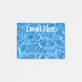 Bloco De Notas Piscina Azul Aqua Personalizada