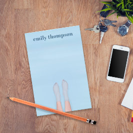 Bloco De Notas Piscina de lago de Verão simples e costume