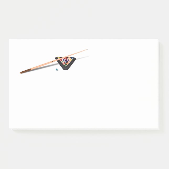 Bloco De Notas Piscina Mesa, palheta e entalhes (Frente)